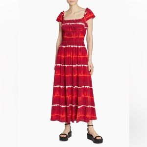 Altuzarra Lily Tie-Dye Off-Shoulder Midi Dress